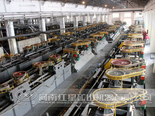 鉛、鋅多金屬礦選礦現場