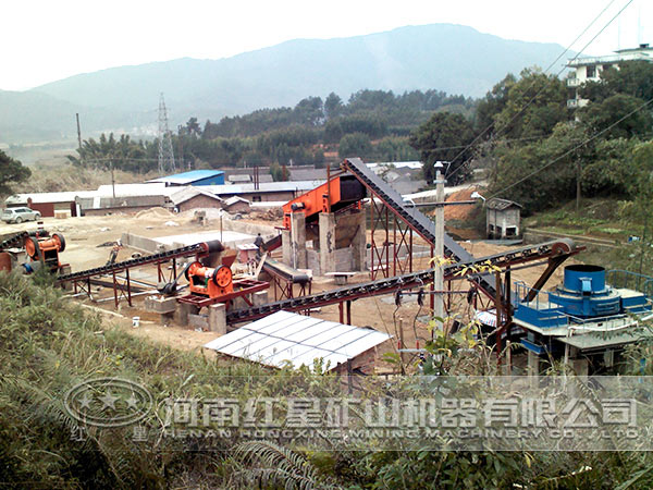 制砂生產線工藝現場 制砂生產線工藝現場