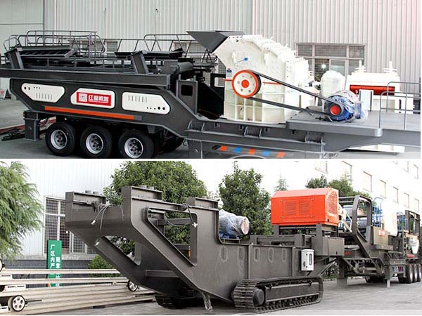 中型移動軋石機 中型移動軋石機