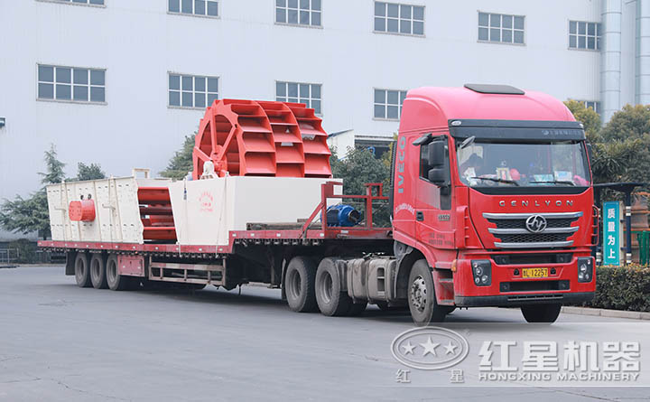 輪斗洗沙機發貨現場 輪斗洗沙機發貨現場