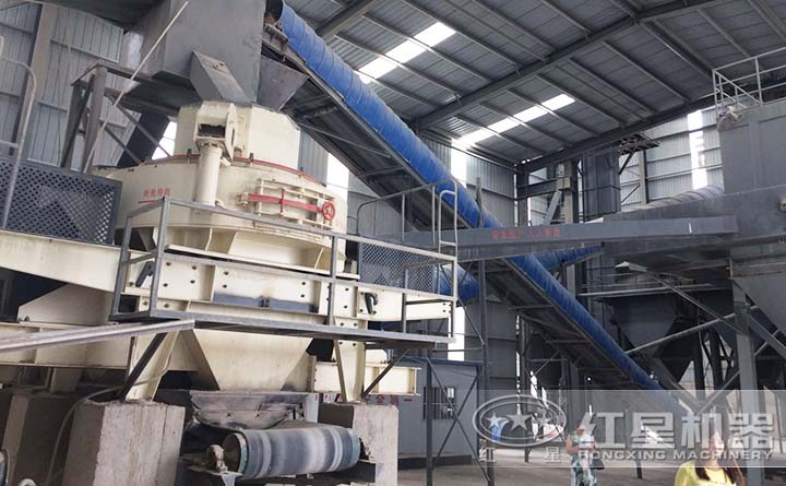 制砂機作業(yè)現(xiàn)場