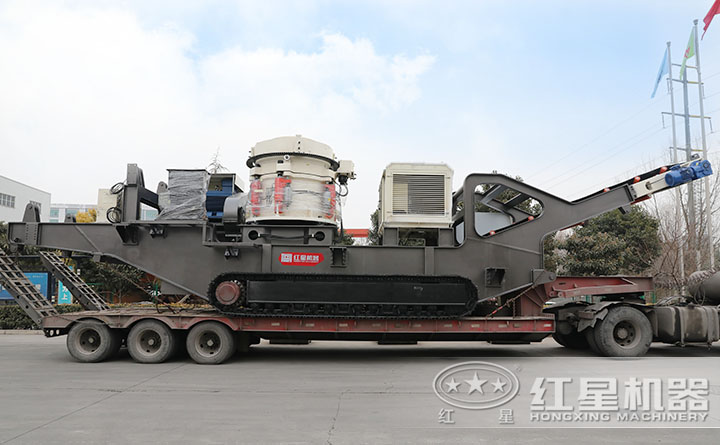 圓錐履帶移動破碎站 圓錐履帶移動破碎站