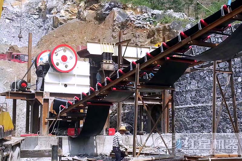 大型石料破碎設備客戶現場 大型石料破碎設備客戶現場